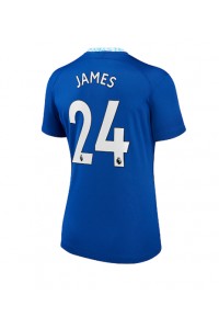 Chelsea Reece James #24 Fotballdrakt Hjemme Klær Dame 2022-23 Korte ermer